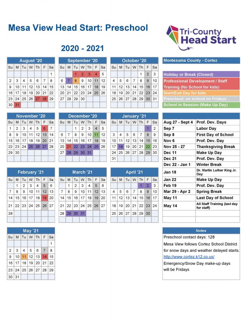 News & Calendars TriCounty Head Start