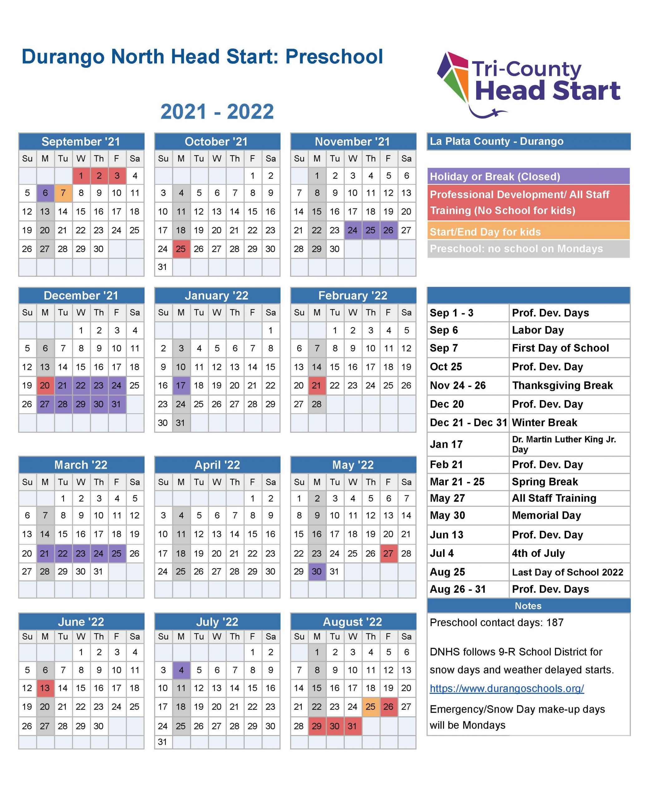 News & Calendars | Tri-County Head Start